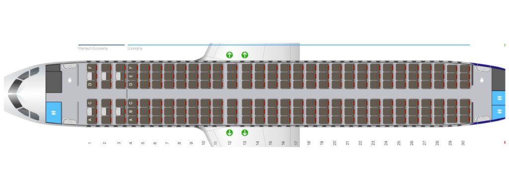 LATAM A320 Seat Map