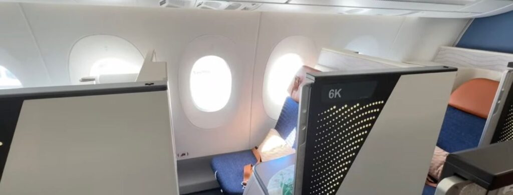 Turkish Airlines’ A350-900 (Aeroflot) Seat Configuration Business Class