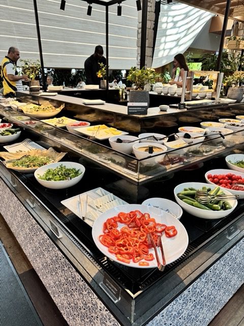 turkish airlines lounge istanbul airport food area