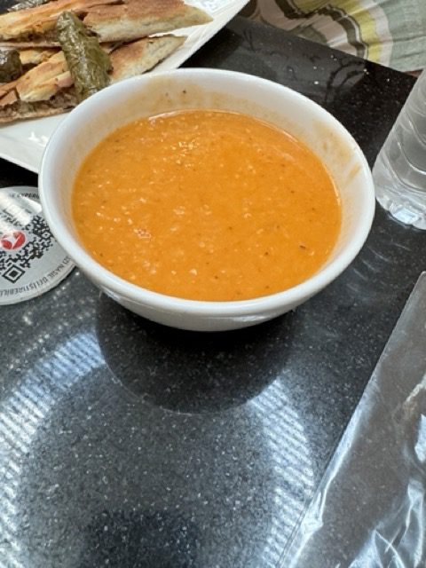 turkish airlines lounge istanbul airport lentil soup