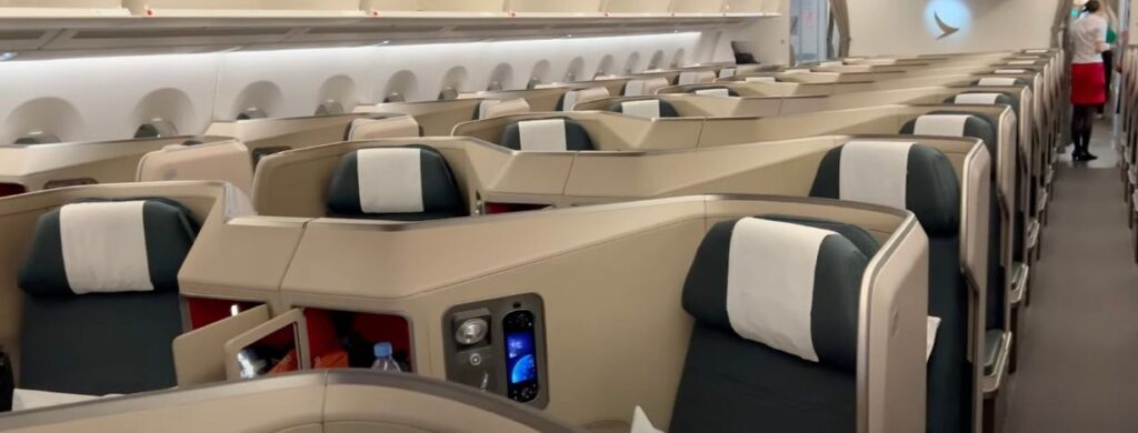 cathay pacific a350 1000 business class seats