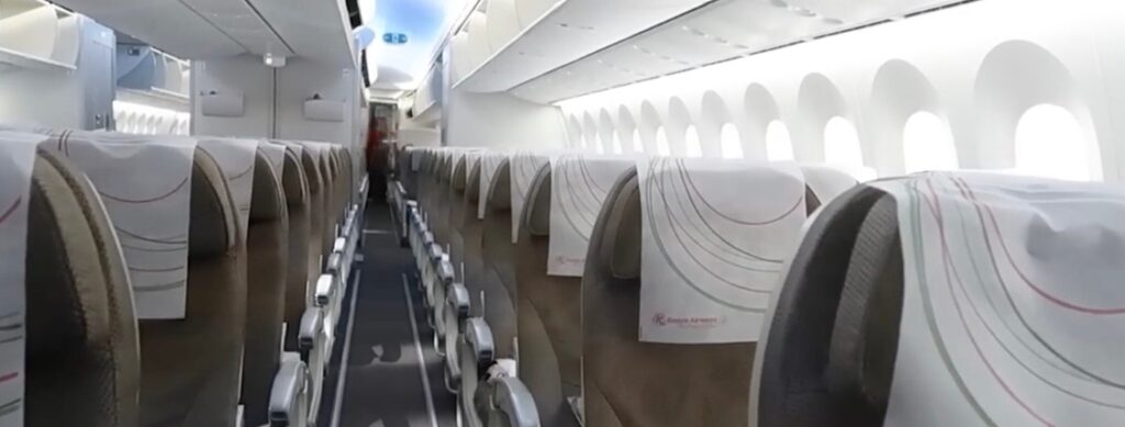 Kenya Airways Dreamliner 787 800 Economy Class 