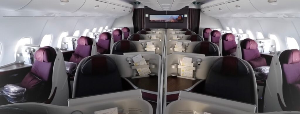 Qatar Airways Diamond Business Class Seats