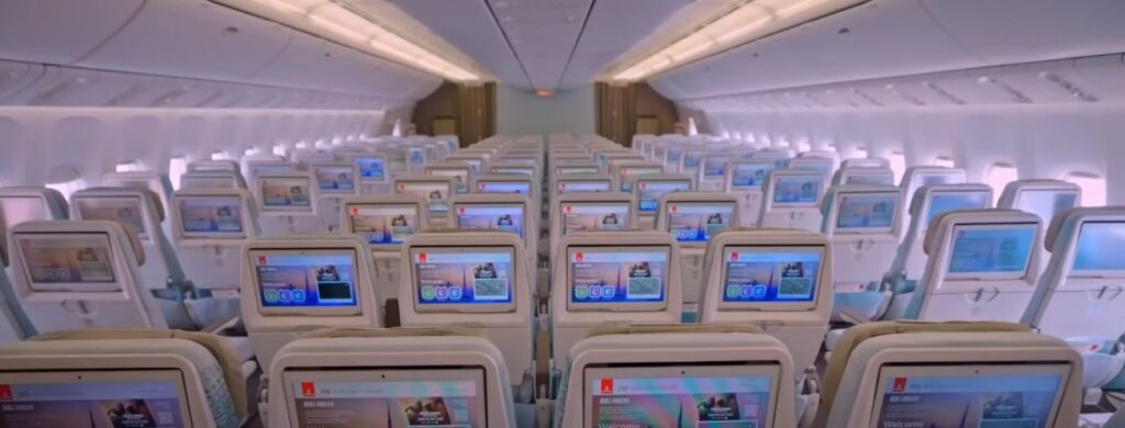 Emirates Airlines Boeing 777-300ER Seat Map