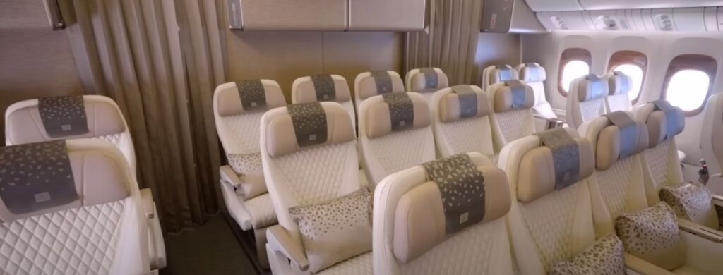 Emirates Airlines Boeing 777-300ER Seat Map