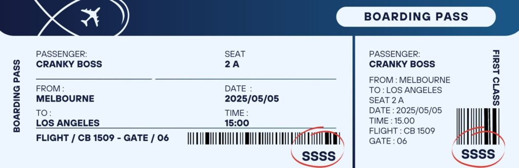 How to Get Rid of SSSS on Boarding Pass