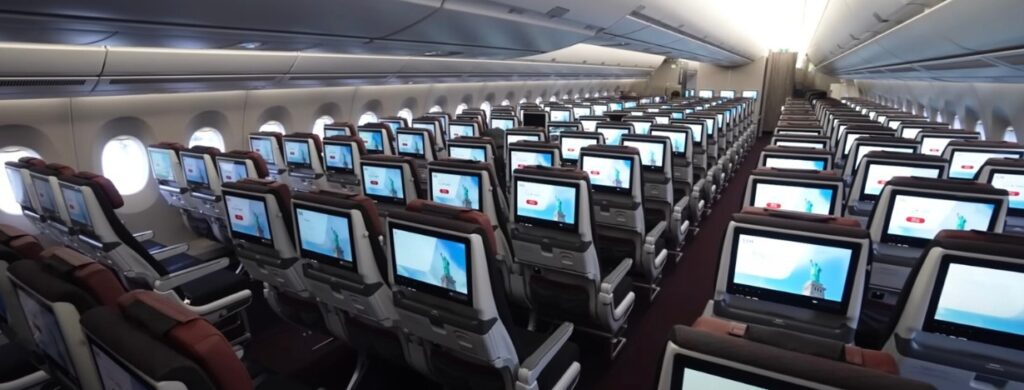 JAL A350 Seat Map economy