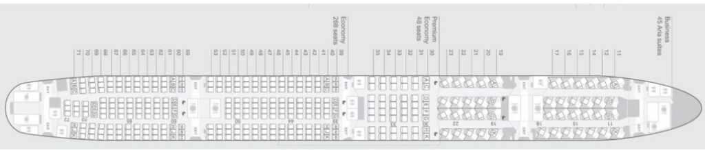 cathay pacific 777-300er seat map