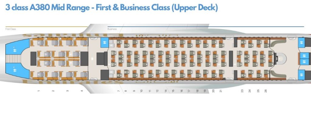 emirates airbus a380-800 seat plan