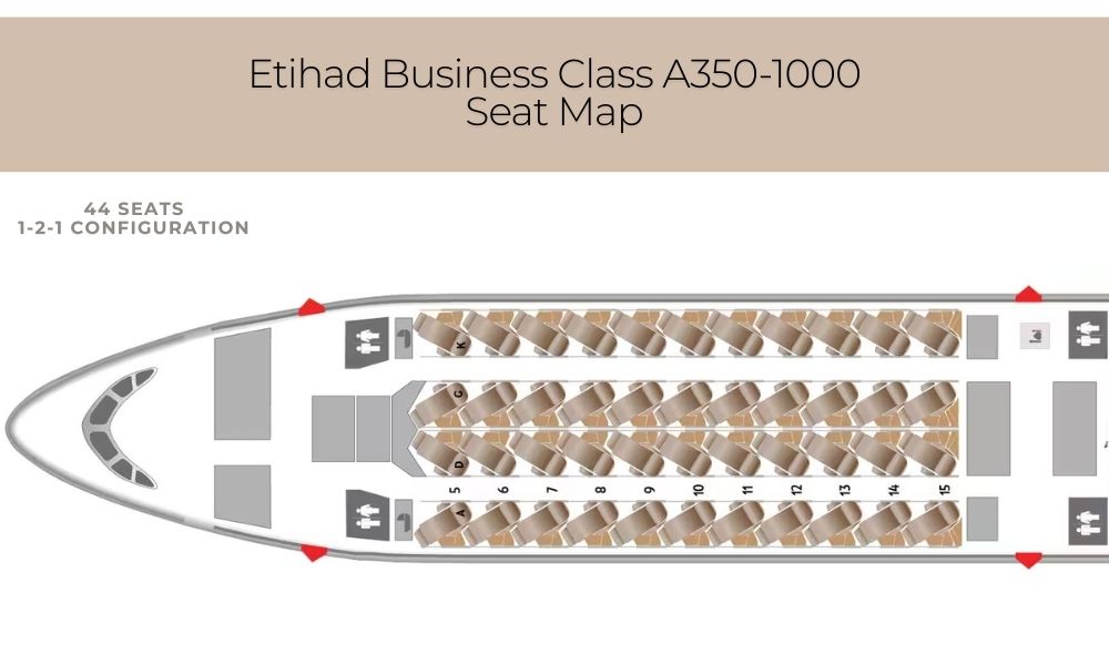 A350 Airbus 1000 Etihad Business Class